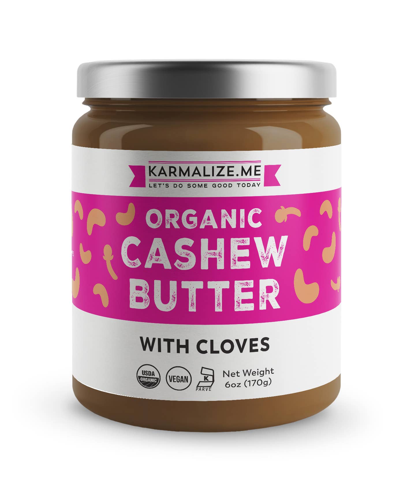 Organic Cashew Butter, 170g – Nordgrow